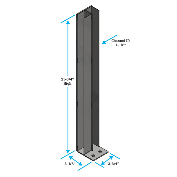 2-way creep corner post 